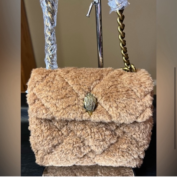 KURT GEIGER LONDON Kensington Carmel Terry Blend Shoulder Bag NWT - Picture 3 of 5